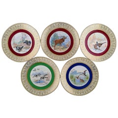 Thomas / Bavaria, Germany, Five Decoration Plates, 1930s-1950s