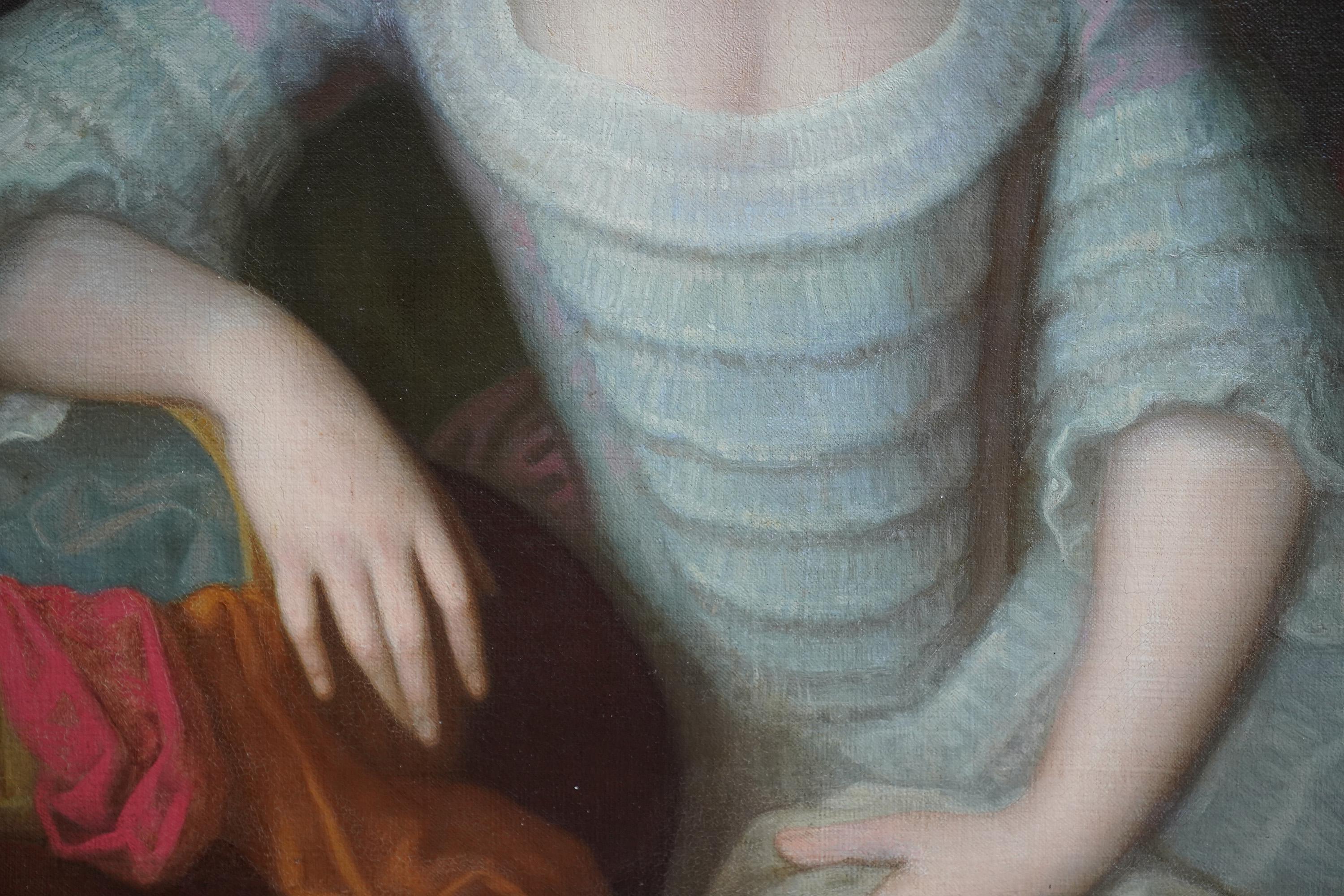 Porträt von Silvestra Monypenny – britisches Ölgemälde einer weiblichen Figur aus dem 18. Jahrhundert 3