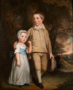 Thomas Beach (1738 - 1806) Two Children Oil on Canvas