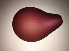 Masterpiece Swiss Contemporary Blown Faceted Cut Glass Sculpture Vase