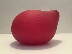 Masterpiece Swiss Contemporary Blown Faceted Cut Glass Sculpture Vase