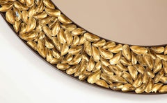Thomas Boog French Unique Gilded Mussel Shell Mirror