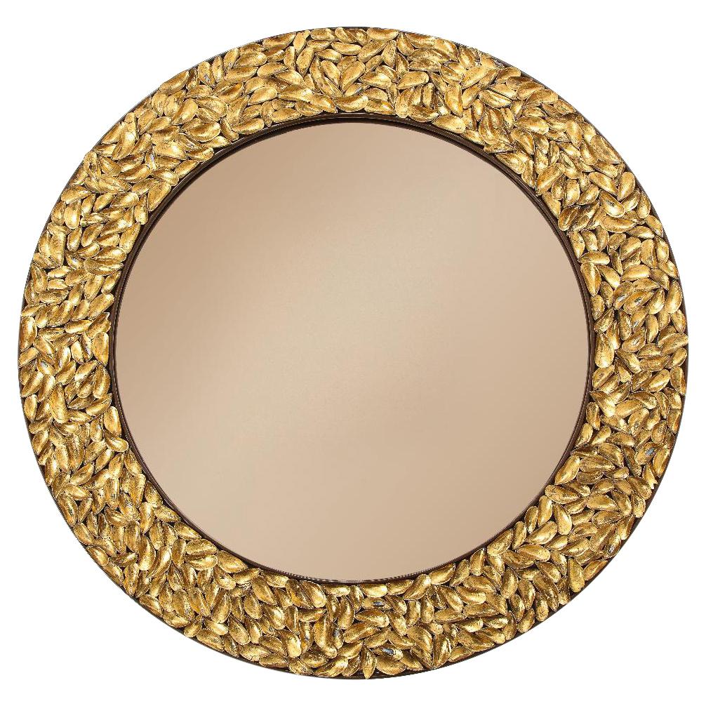 Thomas Boog French Unique Gilded Mussel Shell Mirror