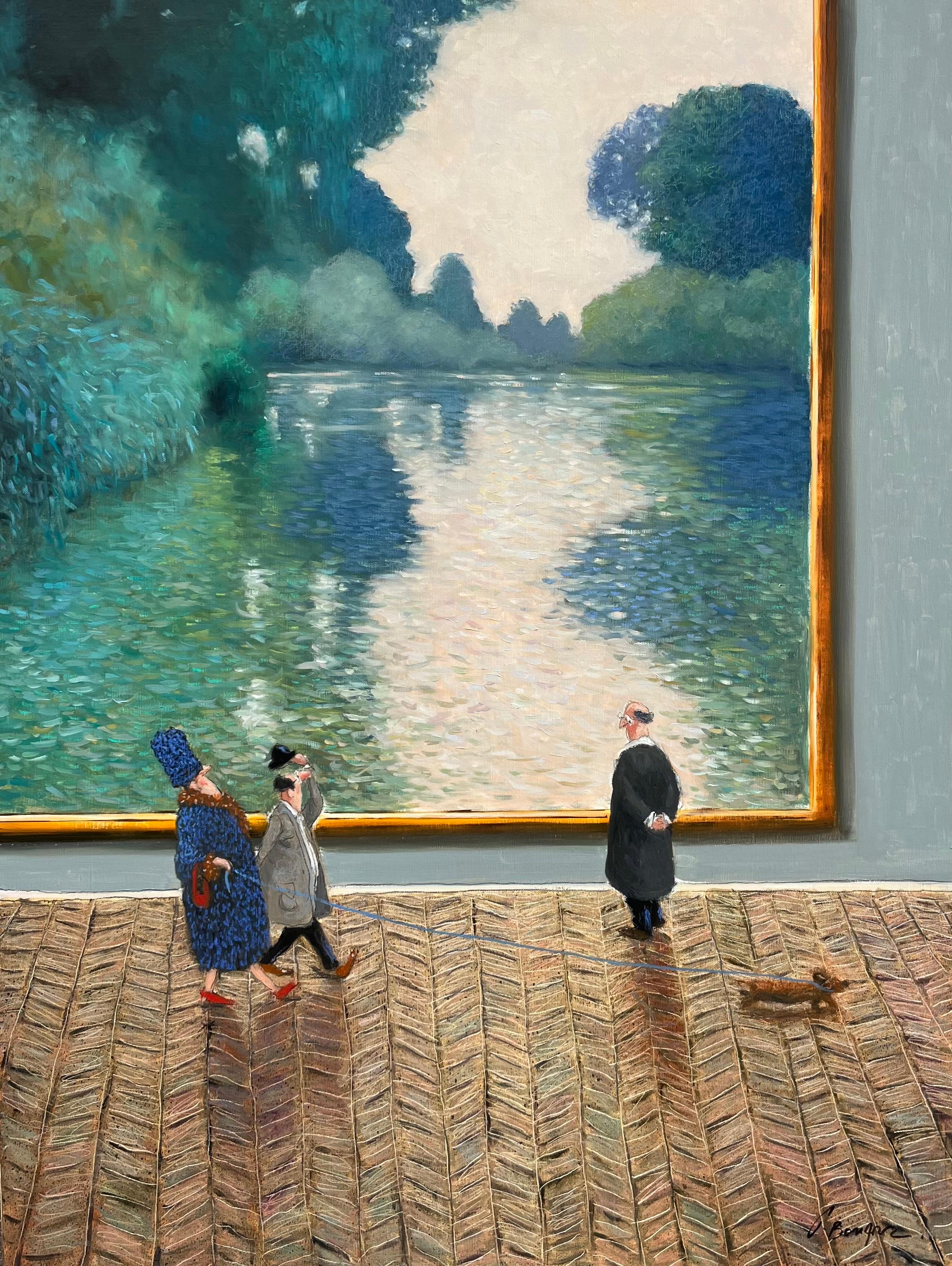 Bien le bonjour... ! - Painting de Thomas Bossard