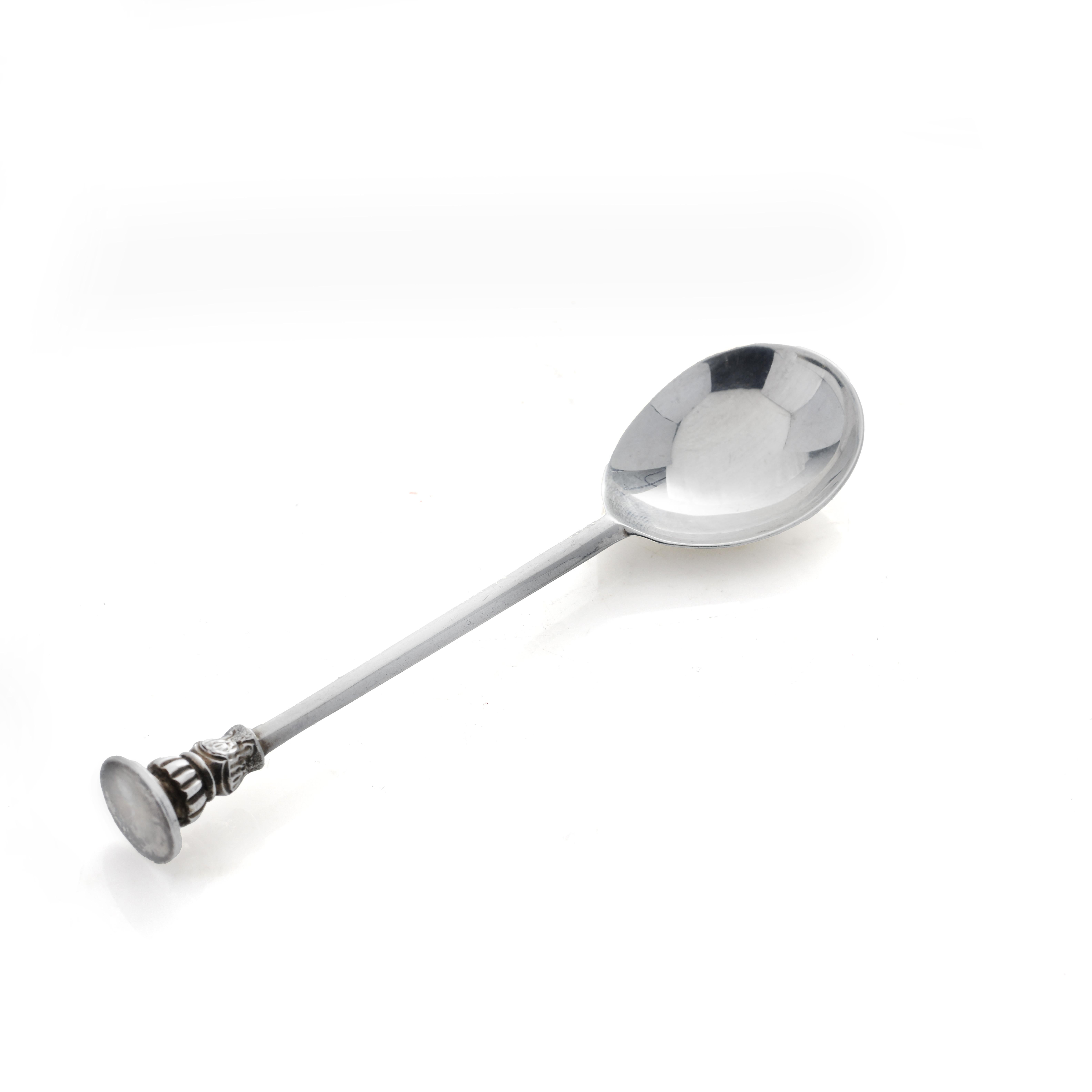 Inizio XX secolo Thomas Bradbury & Sons Ltd. Antico set di 7 cucchiai da tè in argento sterling di epoca edoardiana in vendita