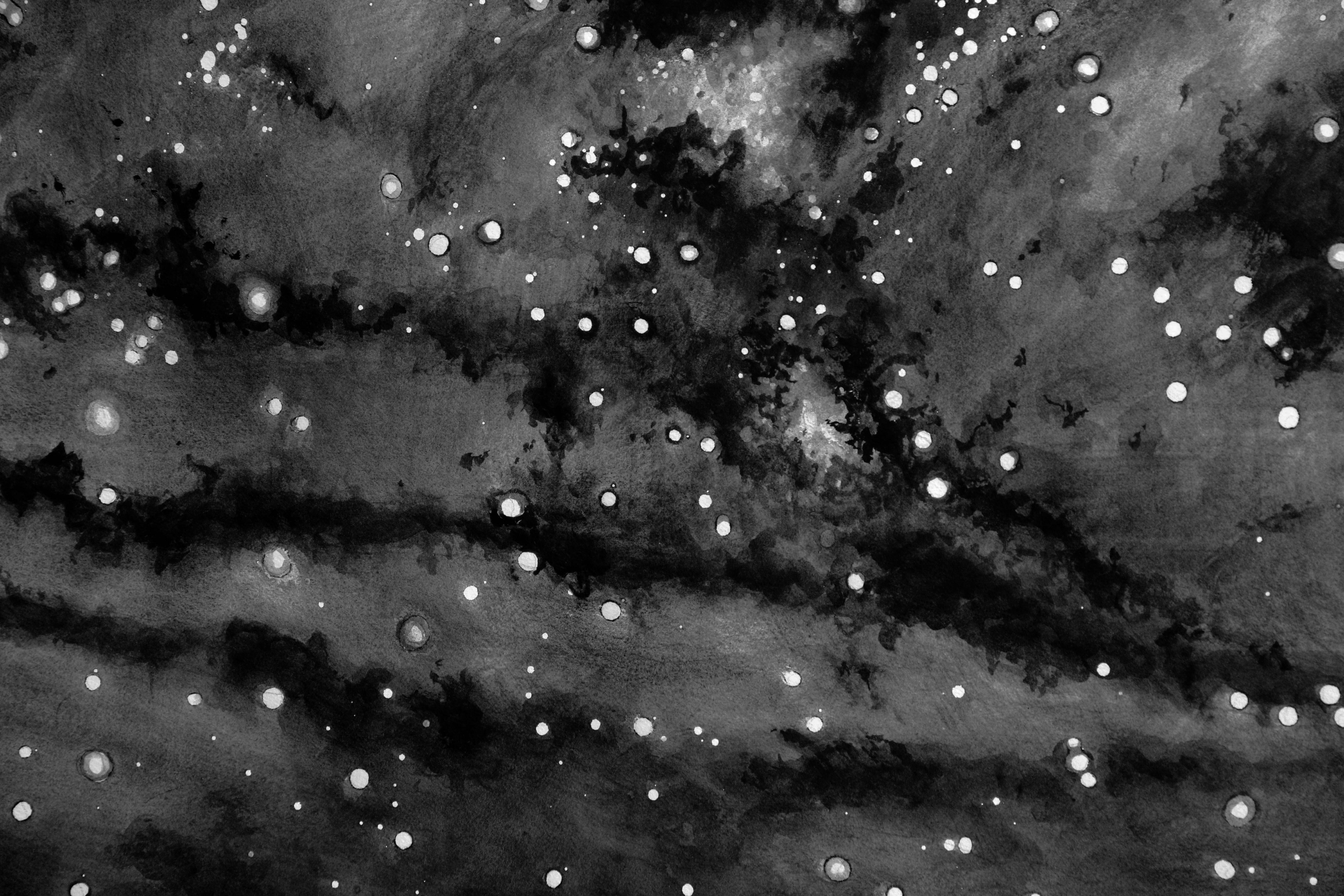 Großformatiges Aquarellgemälde „Andromeda“ Galaxy von Thomas Broadbent, Galaxy im Angebot 4