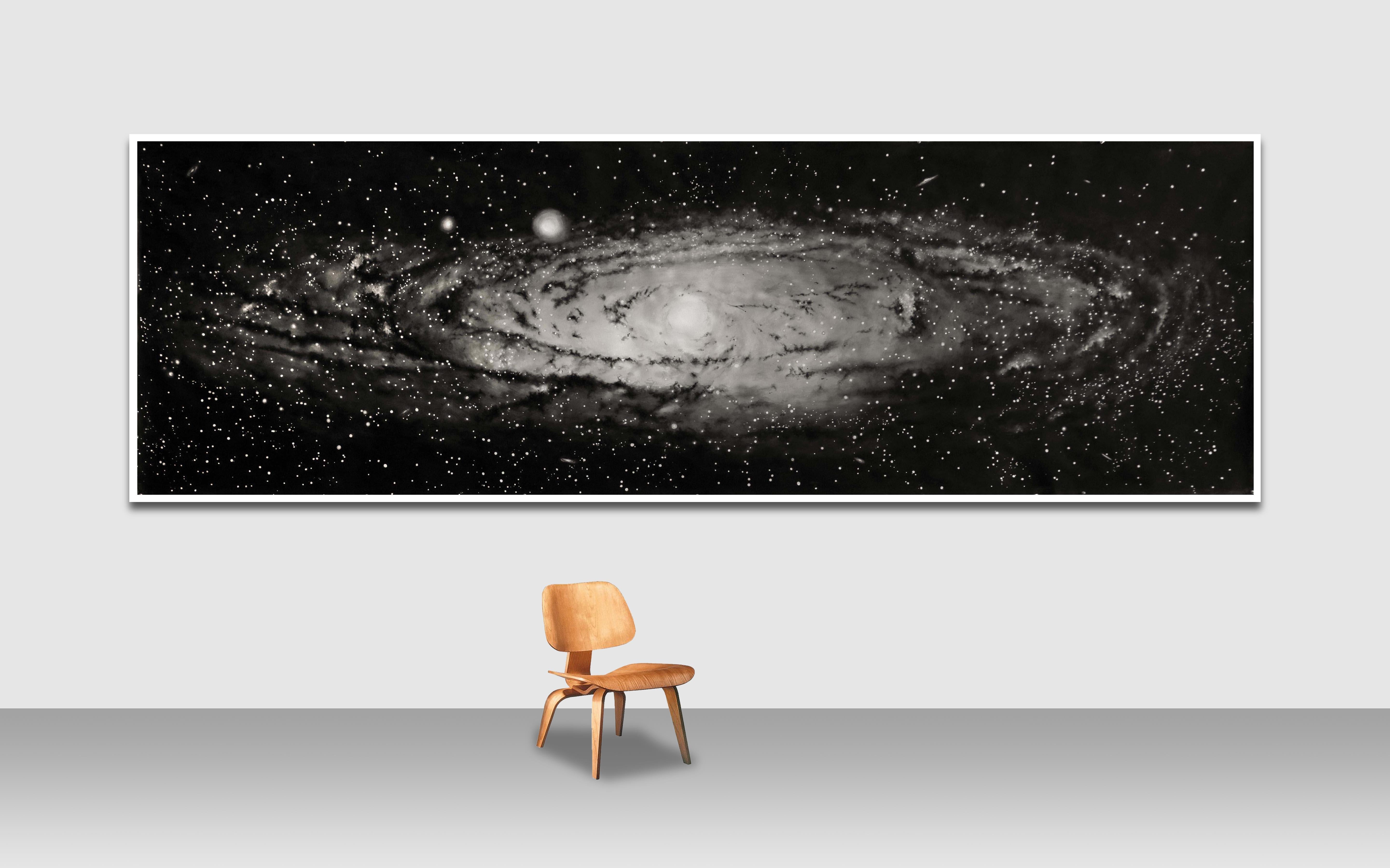 Großformatiges Aquarellgemälde „Andromeda“ Galaxy von Thomas Broadbent, Galaxy im Angebot 8