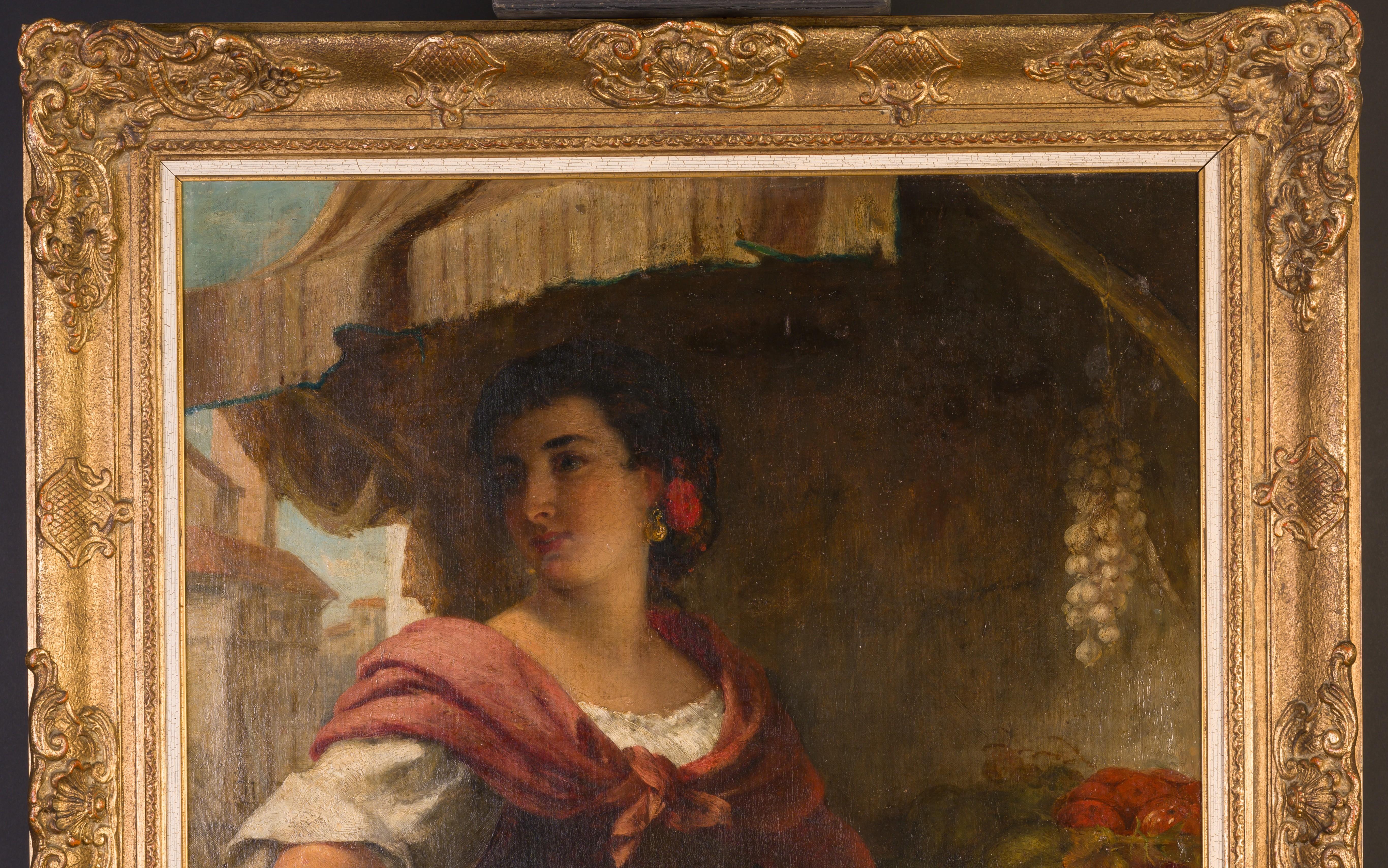 Portrait of a Spanish fruit seller For Sale 2