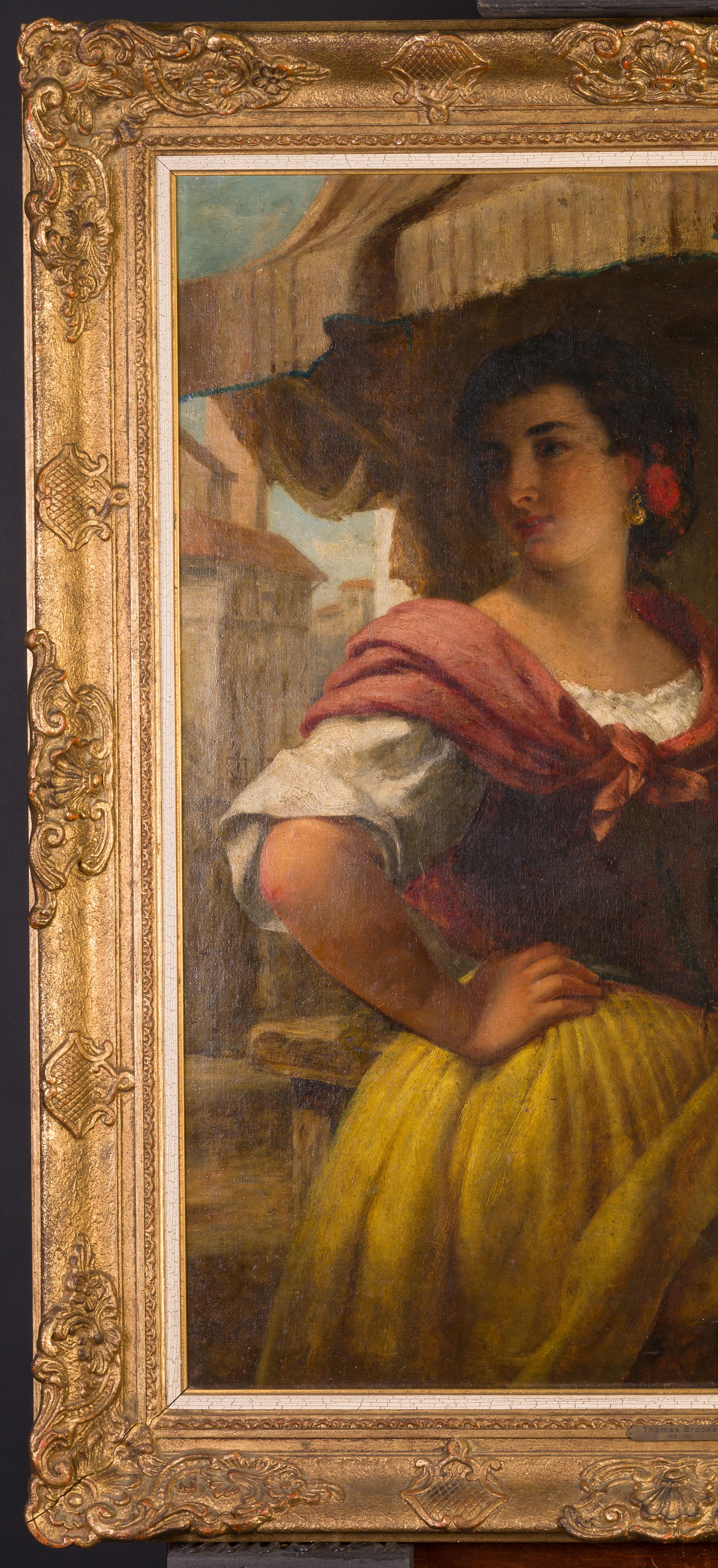 Portrait of a Spanish fruit seller For Sale 5