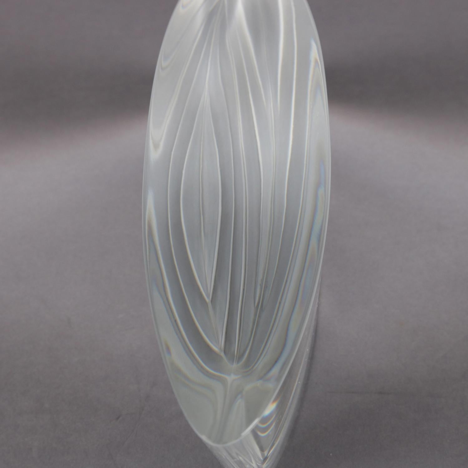 Thomas Brzon Contemporary Cut-Glass Optic Glass Abstract Sculpture, circa 2016 7