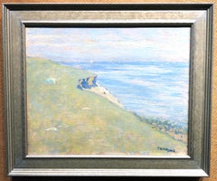The Cliff, Scituate, Springtime - Thomas Buford Meteyard - Oil on Canvas
