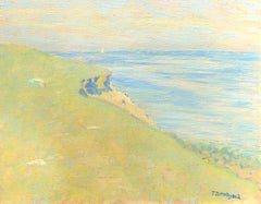 The Cliff, Scituate, Springtime - Thomas Buford Meteyard - Oil on Canvas