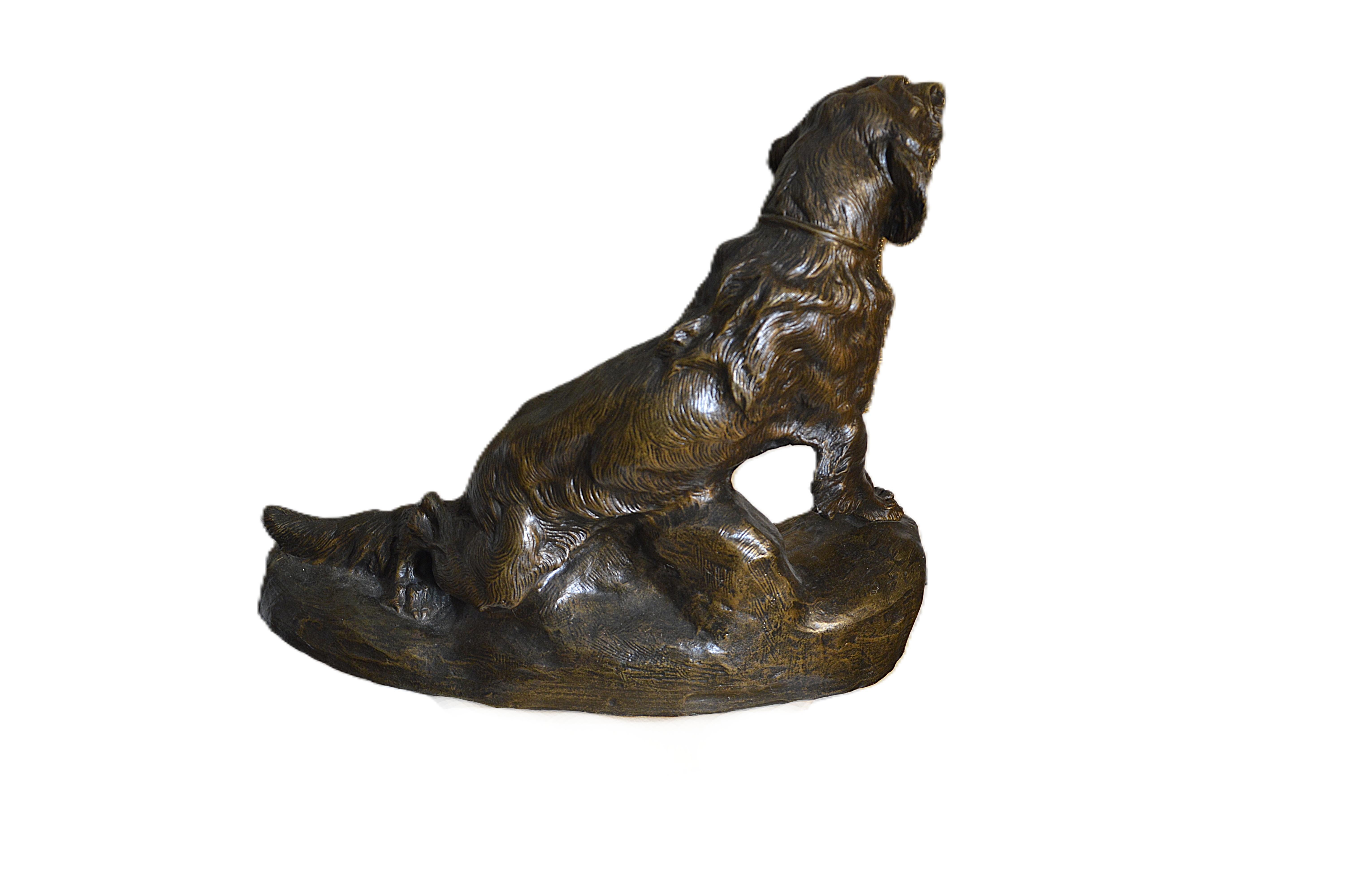 Bronze, Hund von Thomas-François Cartier im Angebot 1