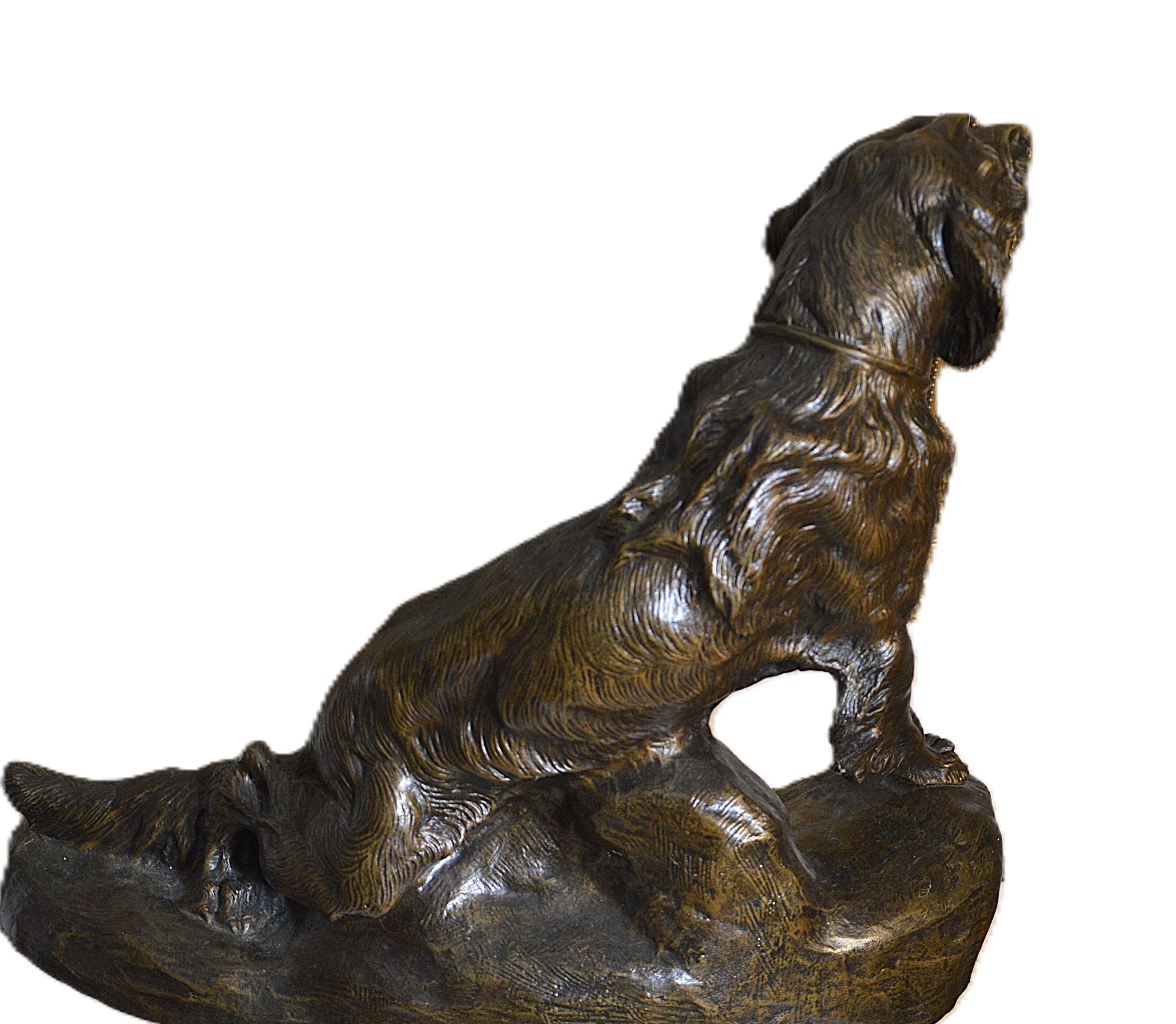 Bronze, Hund von Thomas-François Cartier im Angebot 3