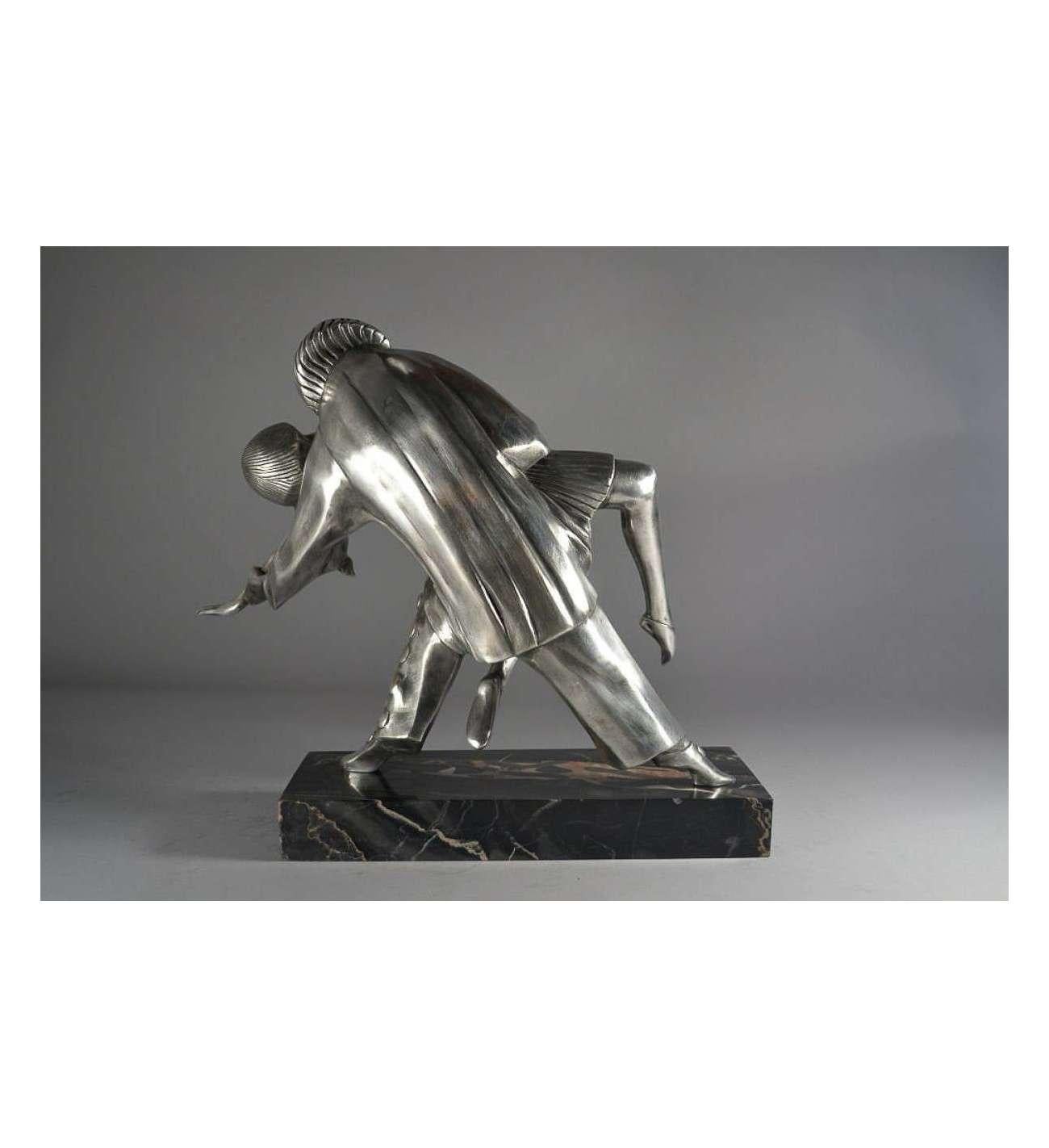 Thomas Cartier (1879-1943)+Bronze mit Silberpatina 