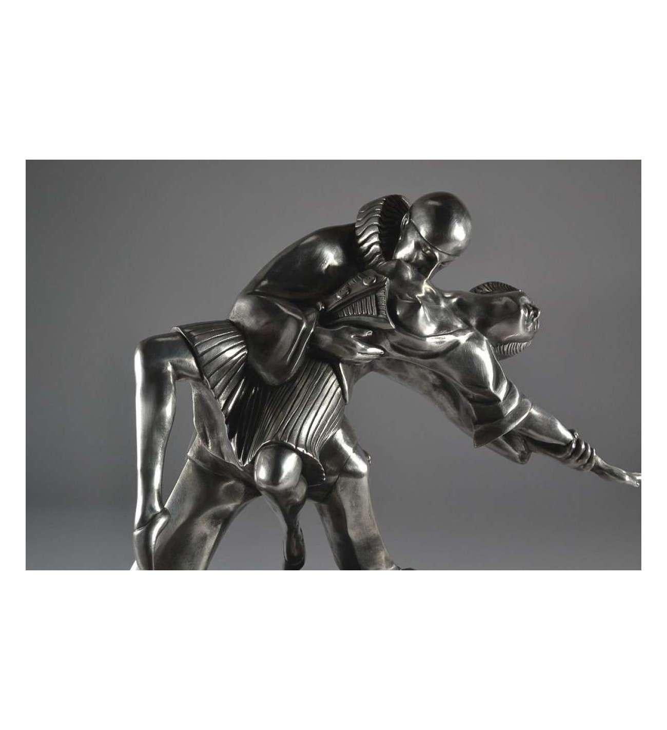 Thomas Cartier (1879-1943)+Bronze mit Silberpatina 
