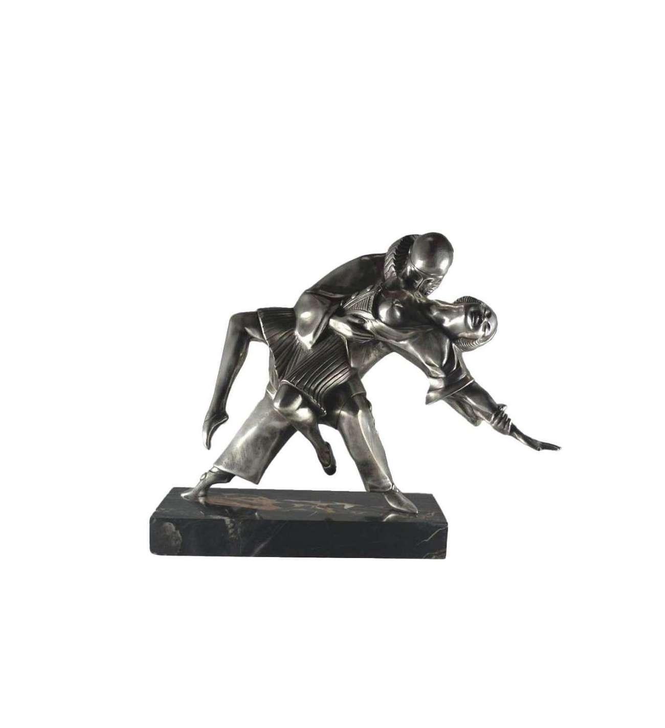 Thomas Cartier (1879-1943)+Bronze mit Silberpatina 