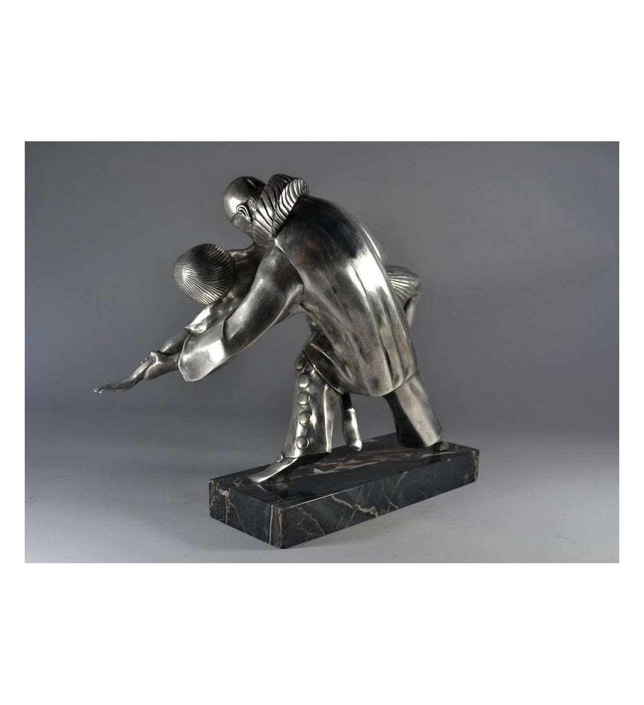 Thomas Cartier (1879-1943)+Bronze mit Silberpatina 