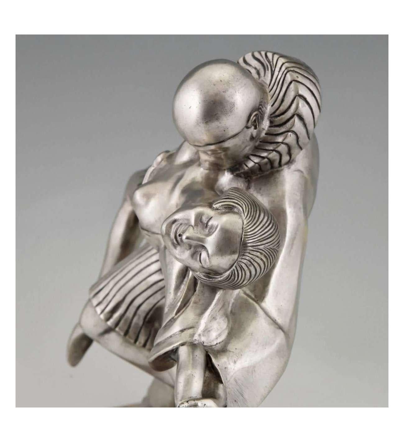 Thomas Cartier (1879-1943)+Bronze mit Silberpatina 