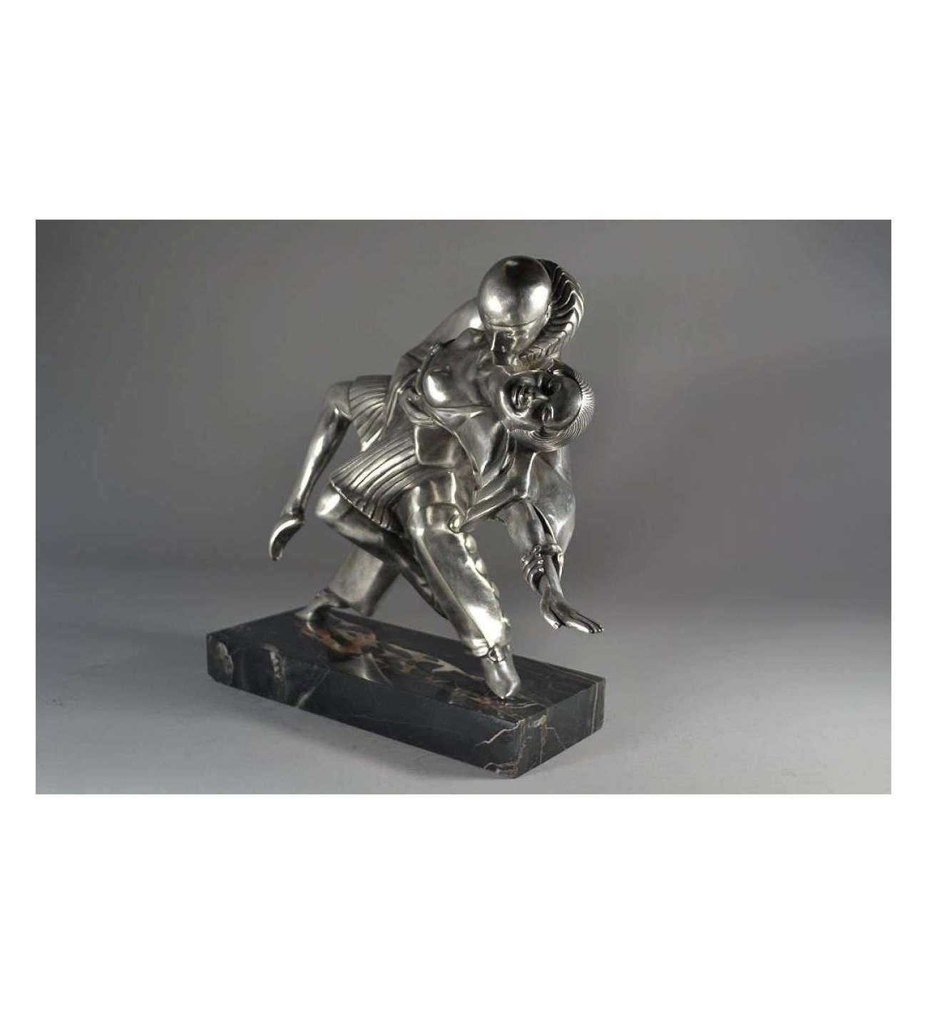 Thomas Cartier (1879-1943)+Bronze mit Silberpatina 