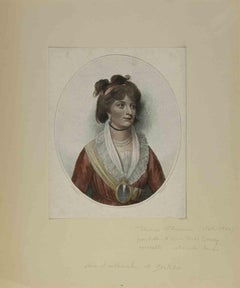 Portrait of a Lady - Etching by Thomas Cheesman - Early-19th century