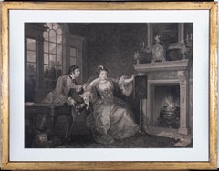 Antique T. Cheesman (1760-1834) after Hogarth - 1820 Engraving, The Lady's Last Stake