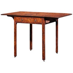 Thomas Chippendale Burr Yew Pembroke Table