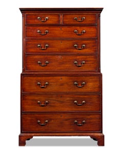 Thomas Chippendale George III Chest on Chest