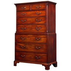 Thomas Chippendale George III Chest on Chest