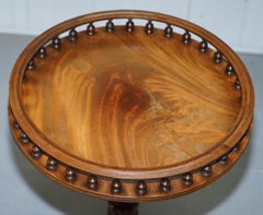 Thomas Chippendale George III Style Mahogany Gallery Tripod Table Bevan Funnell