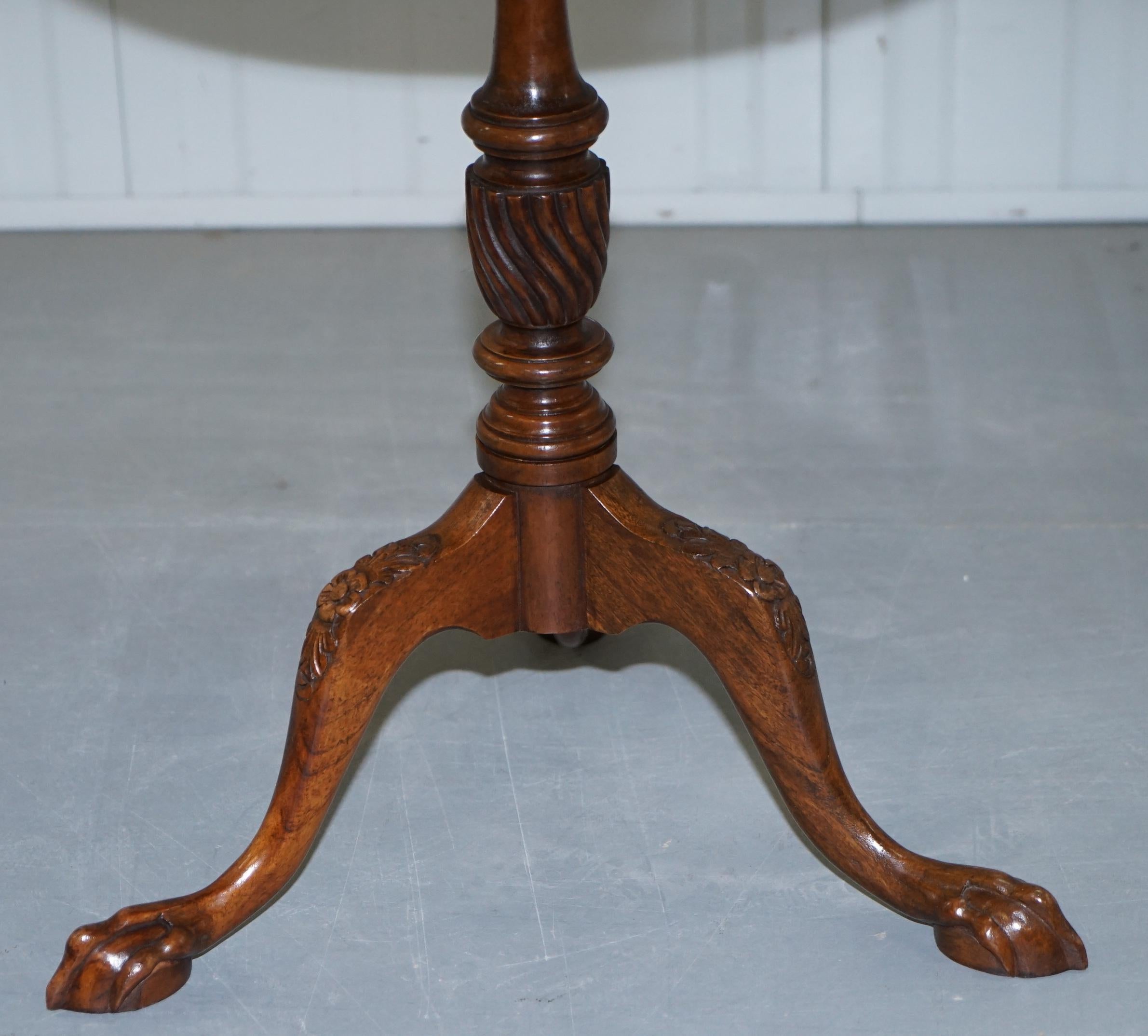 Thomas Chippendale George III Style Mahogany Gallery Tripod Table Bevan Funnell 4