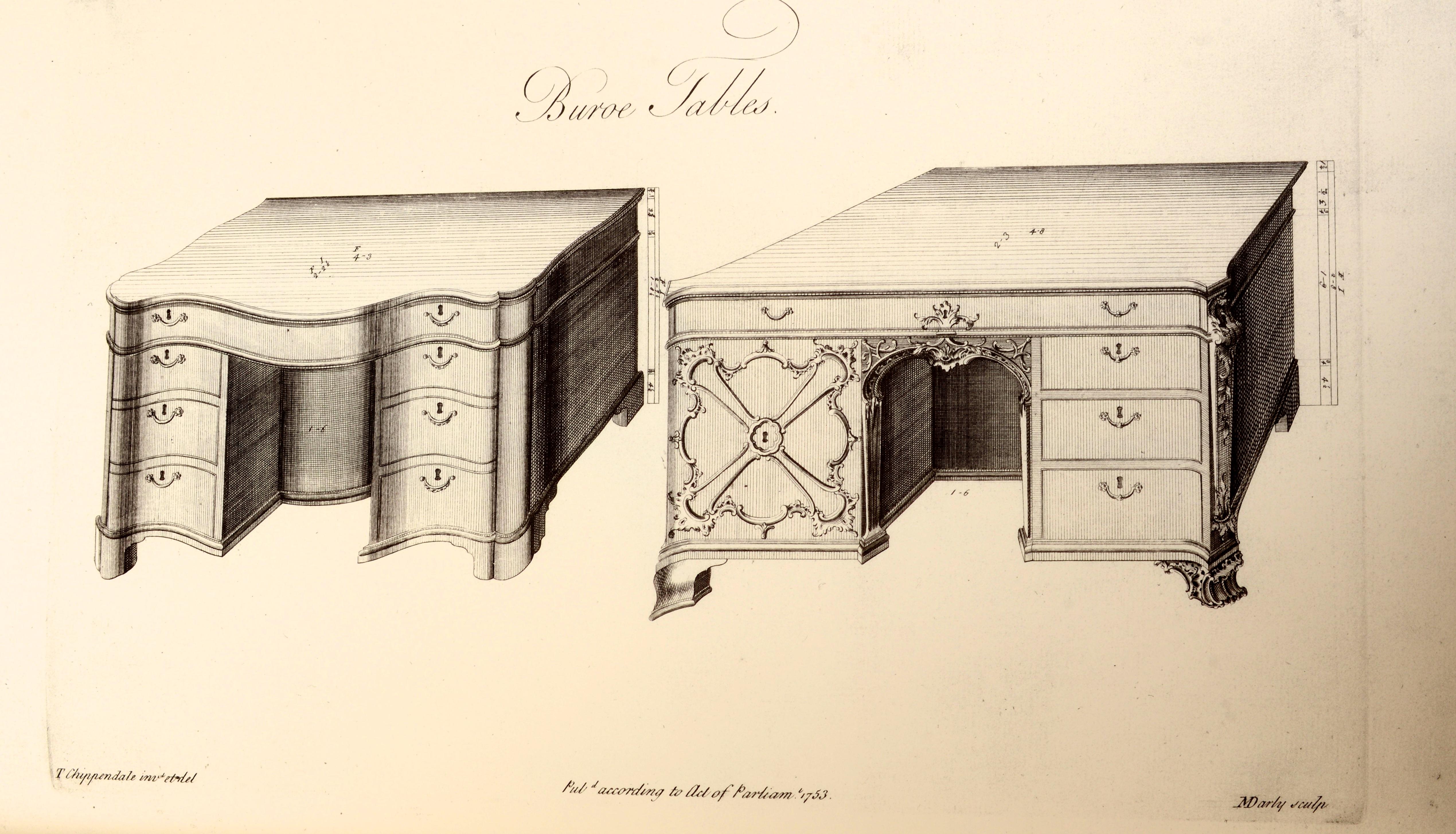 Thomas Chippendale's, the Gentleman and Cabinet Makers Director, Facsimile For Sale 5