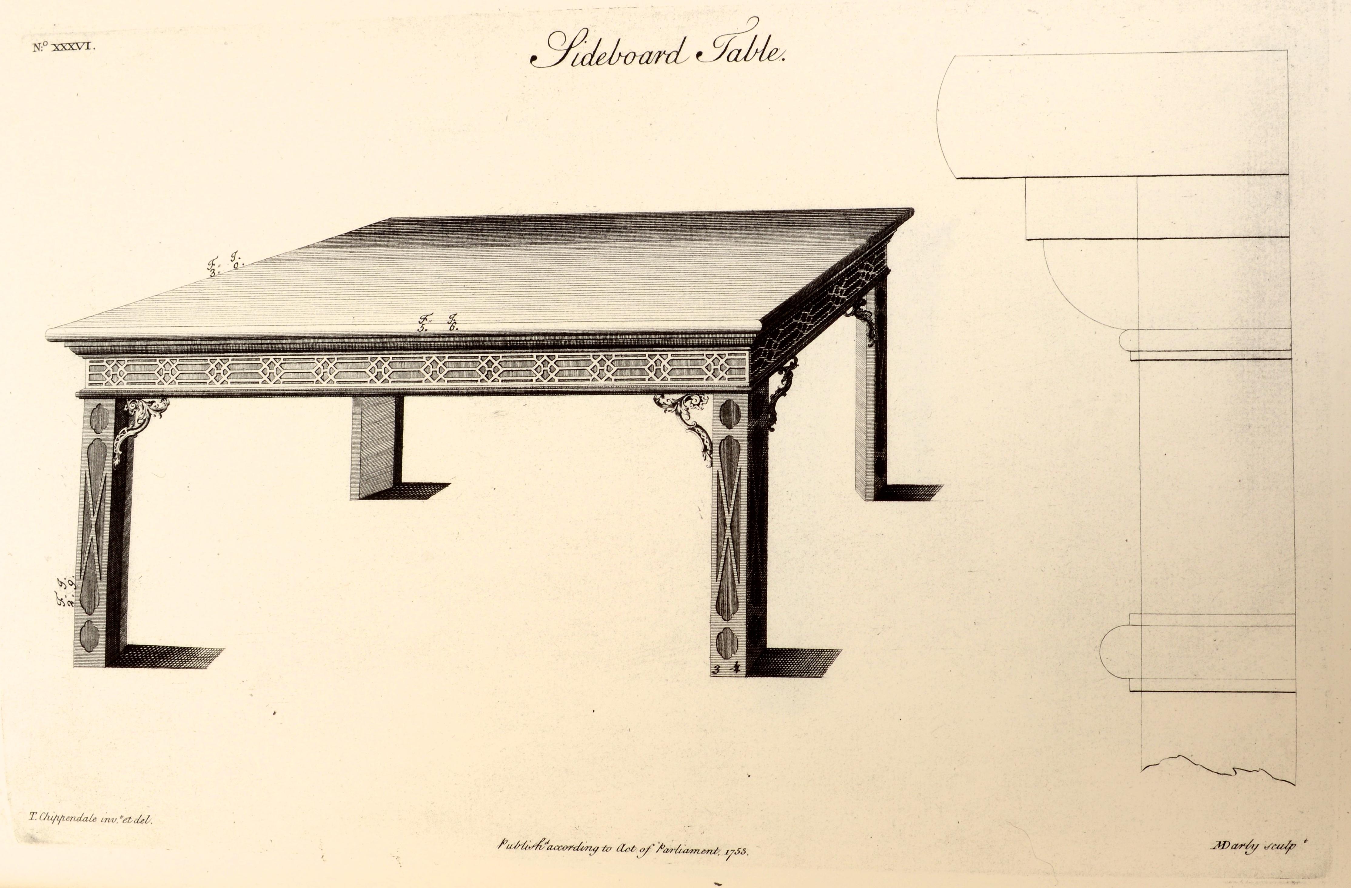 Thomas Chippendale, il direttore di Gentleman and Cabinet Makers, facsimile in vendita 6