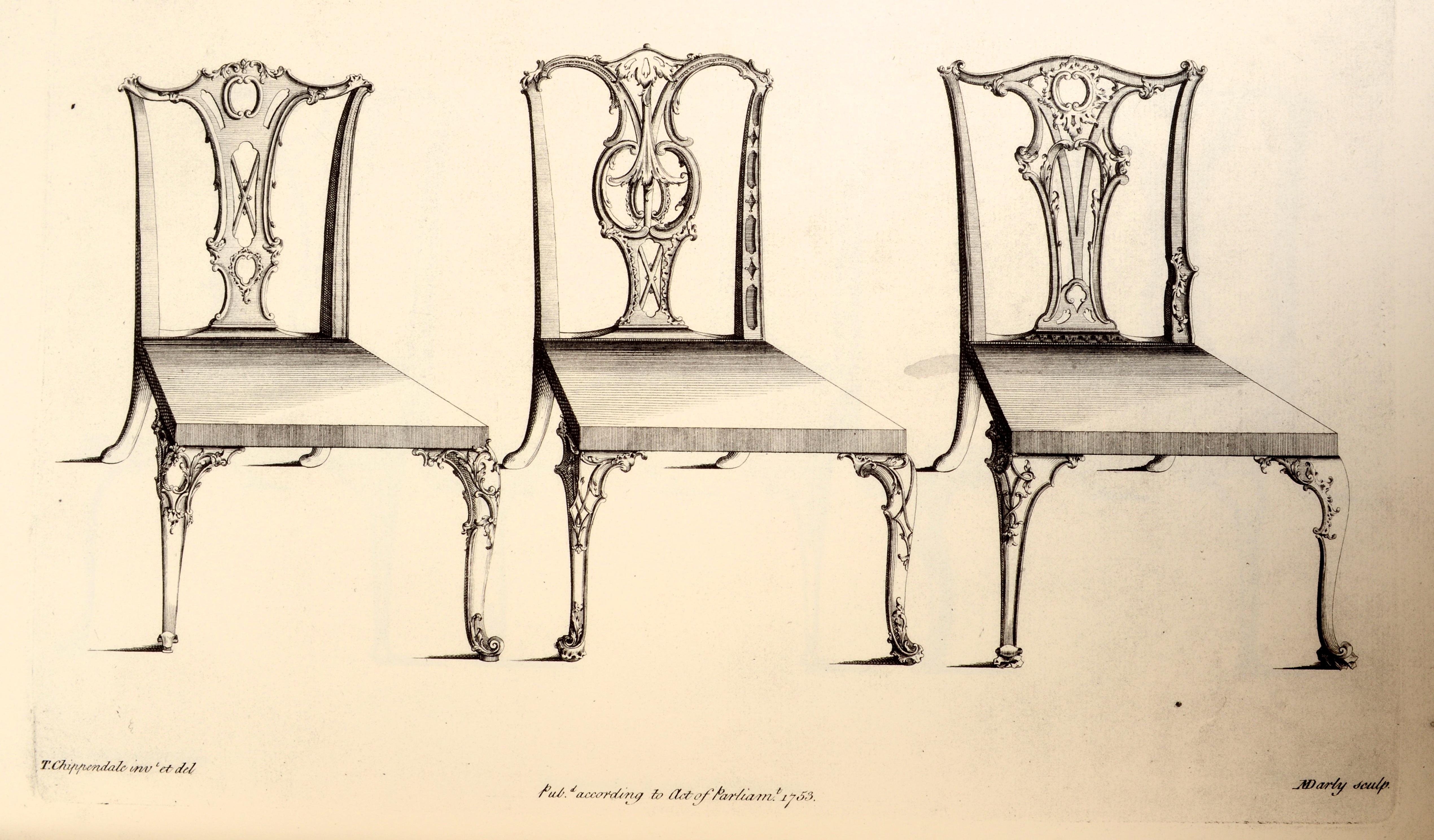 Thomas Chippendale, il direttore di Gentleman and Cabinet Makers, facsimile In condizioni buone in vendita a valatie, NY