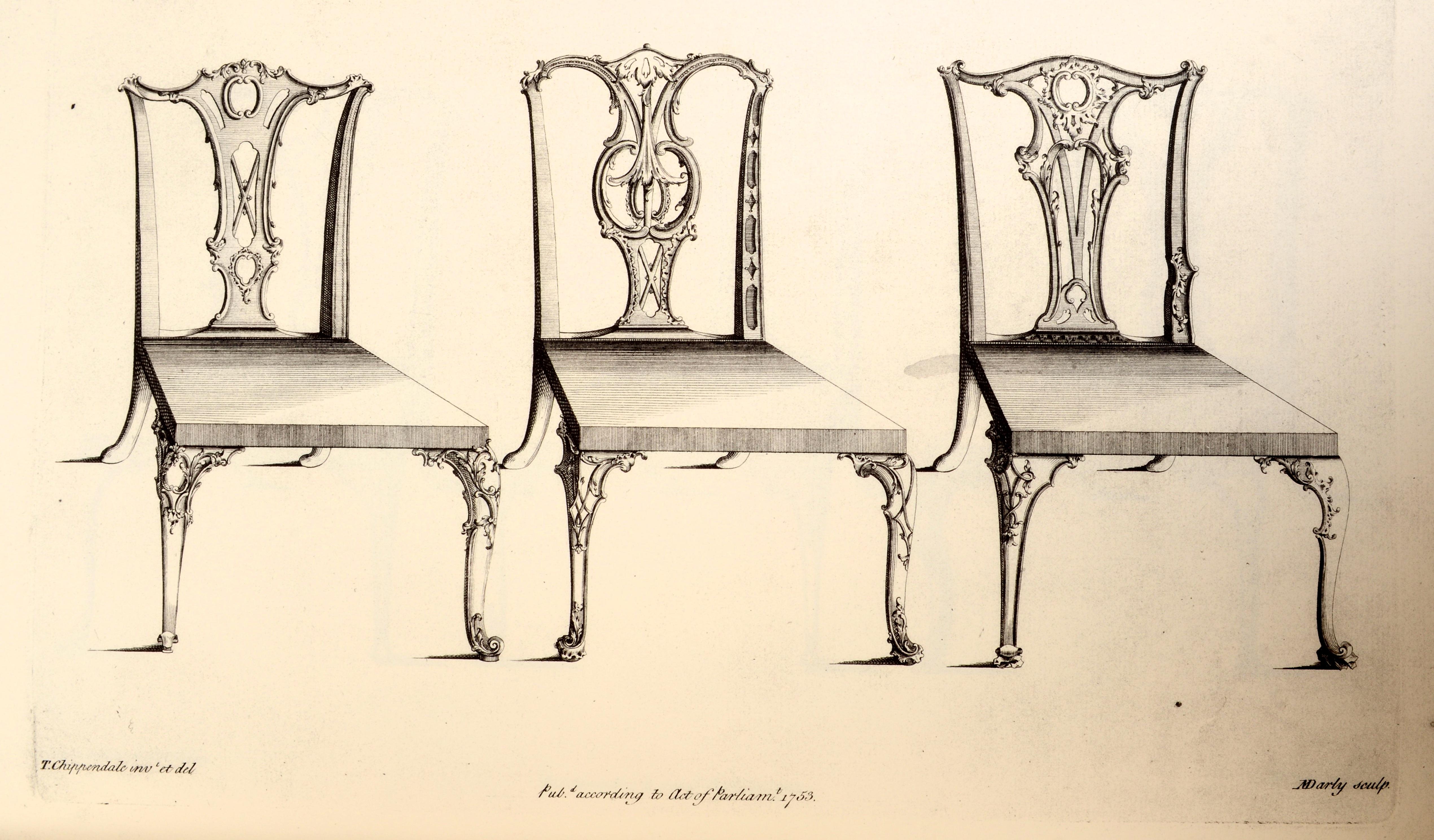 XXIe siècle et contemporain Le directeur de Thomas Chippendale, le gentilhomme et l'ébéniste, fac-similé en vente