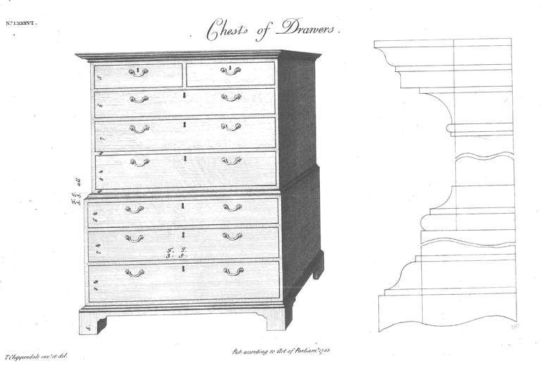 The Gentleman and Cabinet Makers Director 1754 (Livre de Thomas Chippendale) en vente 2
