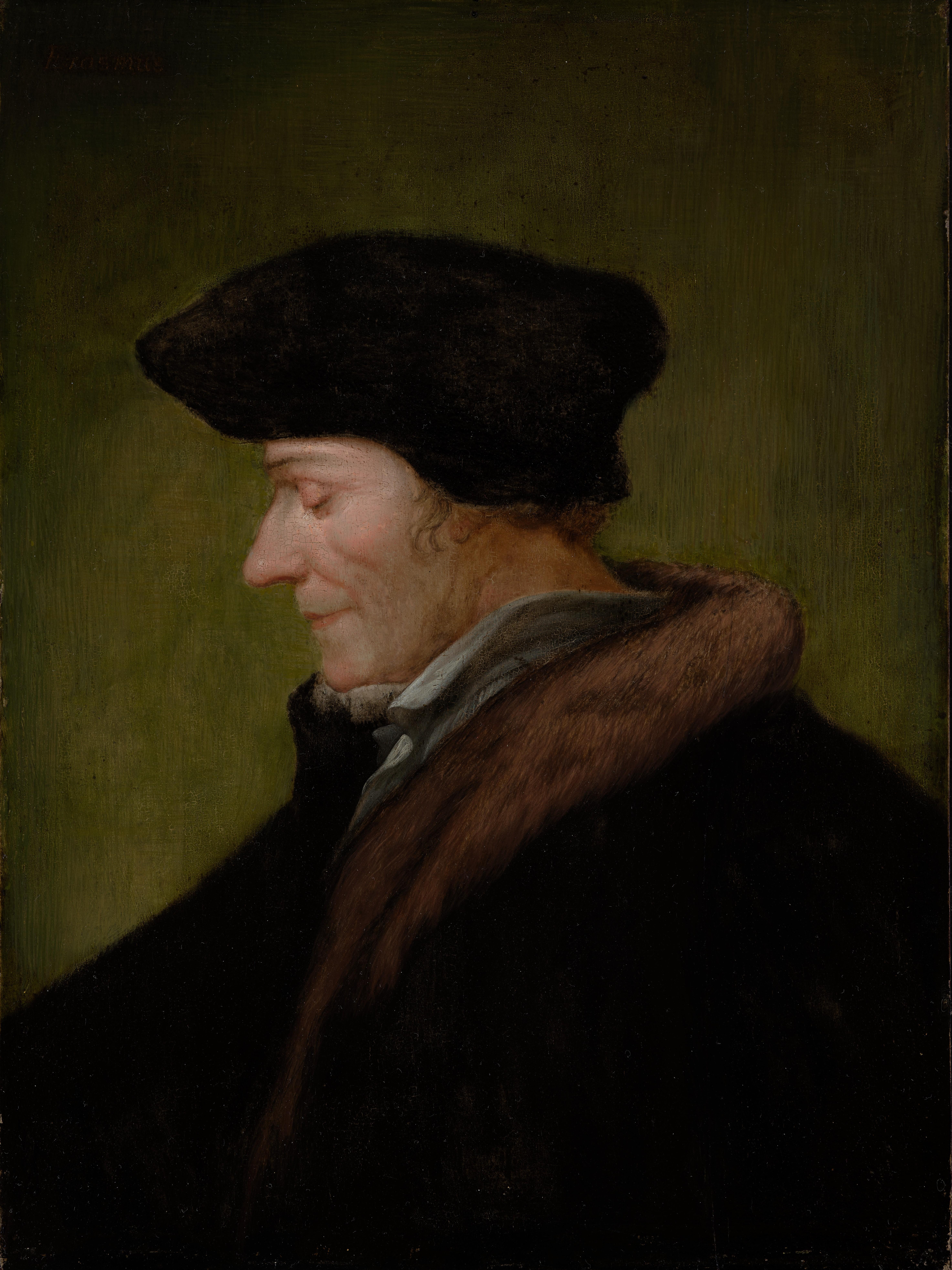 Erasmo de Rotterdam - Painting de Thomas Churchyard