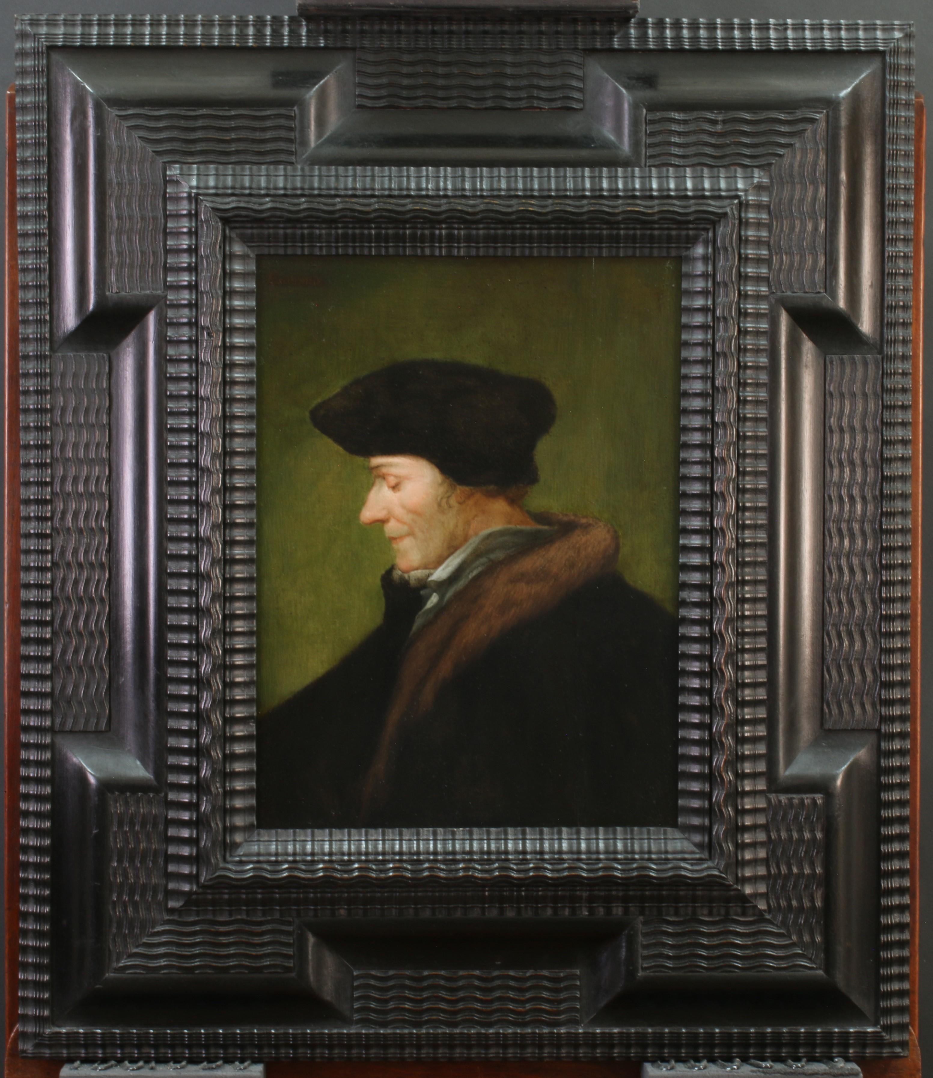 Thomas Churchyard Portrait Painting - Erasmus of Rotterdam