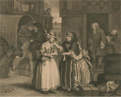 T. Cook after Hogarth - Six Early 19th Century Engravings, A Harlot's Progress