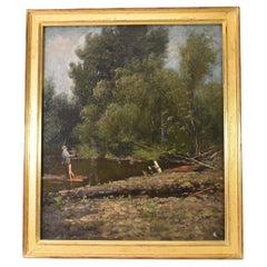 Thomas Corwin Lindsay "Childhood Bliss" Oil Painting