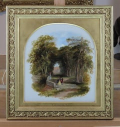 Original Oil on Board, Thomas Creswick, R.A. "Haddon Hall"