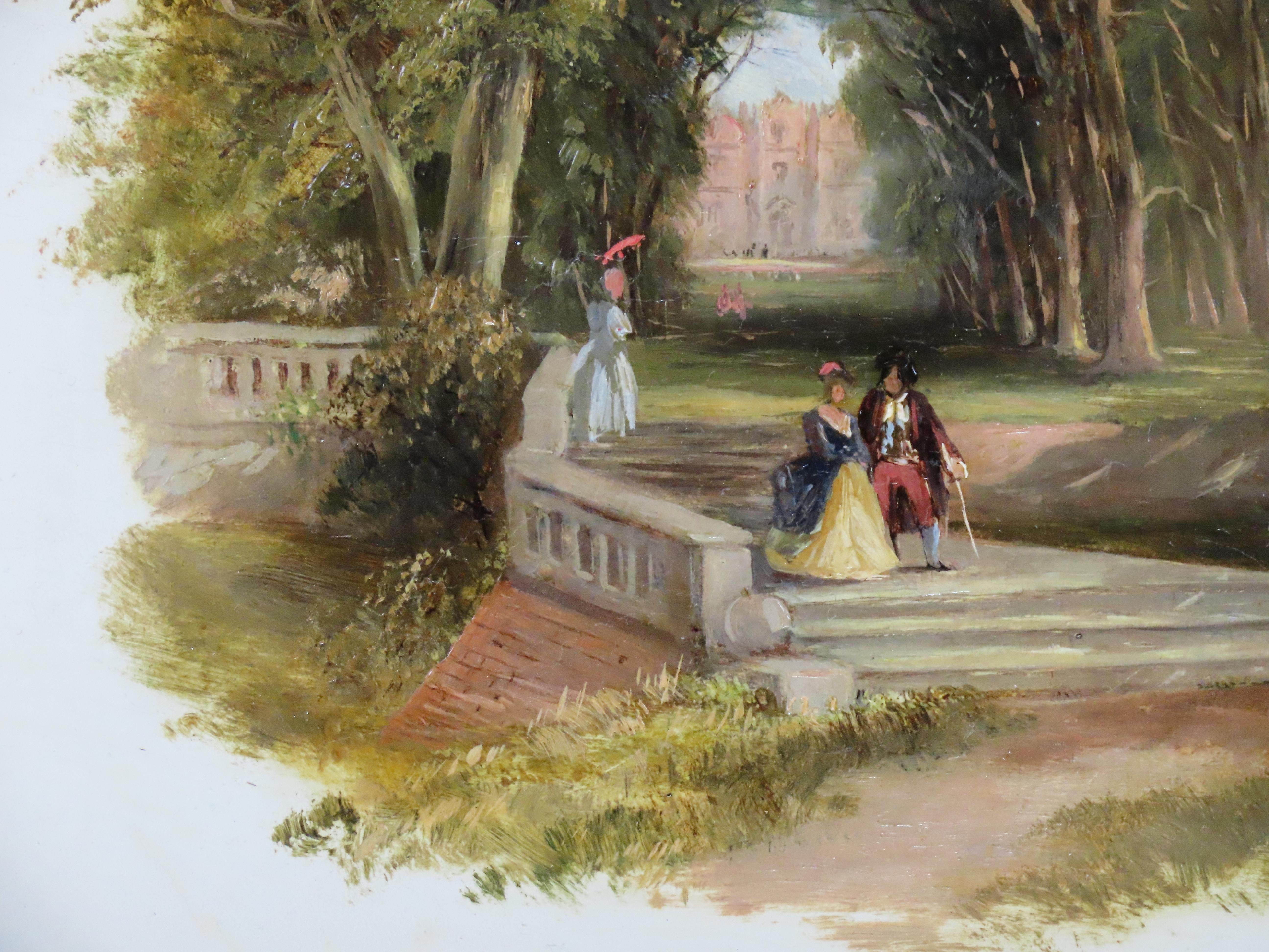 Óleo original sobre tabla, Thomas Creswick, R.A. 