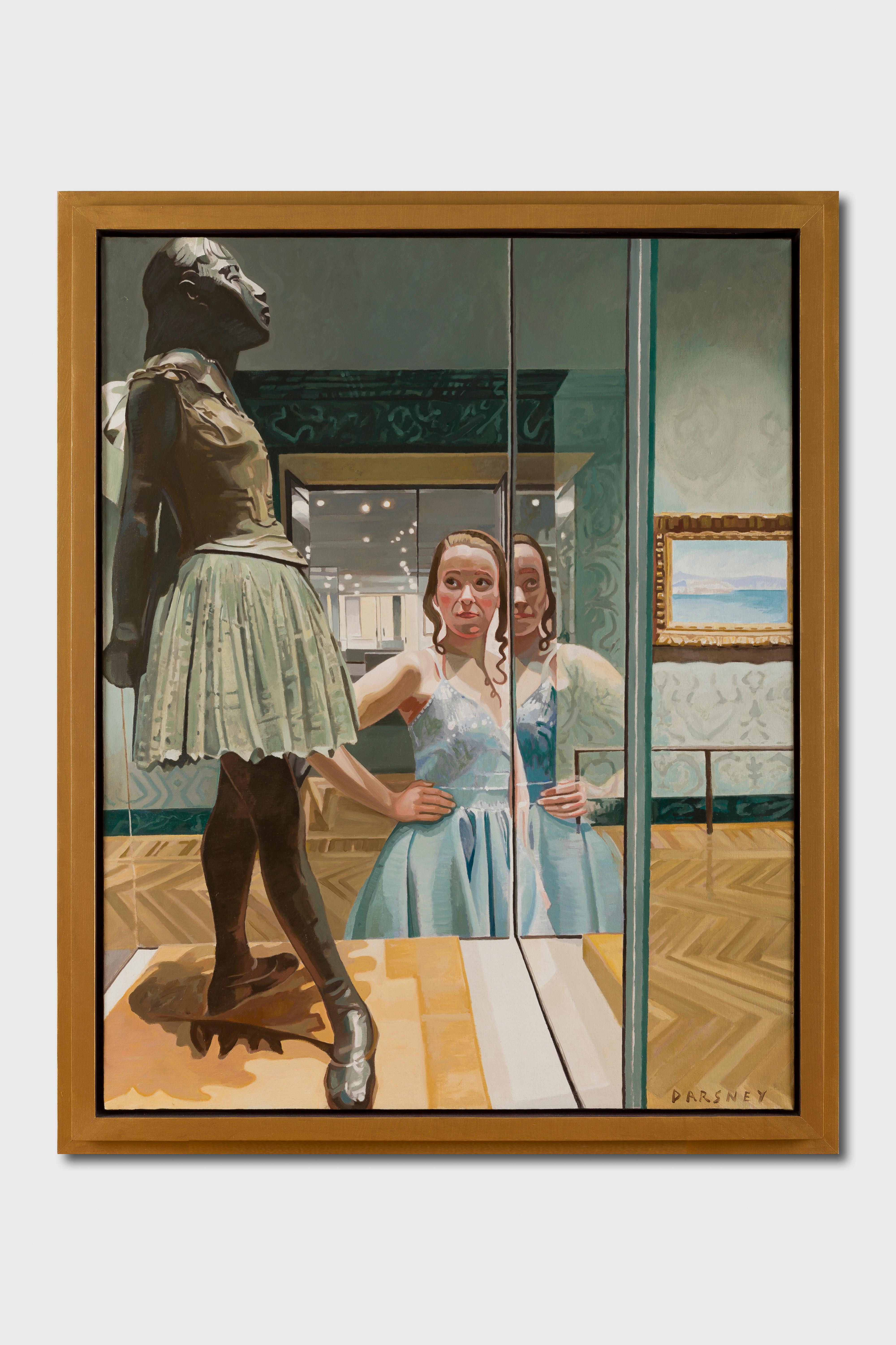 A Day with Degas - Painting by Thomas Darsney