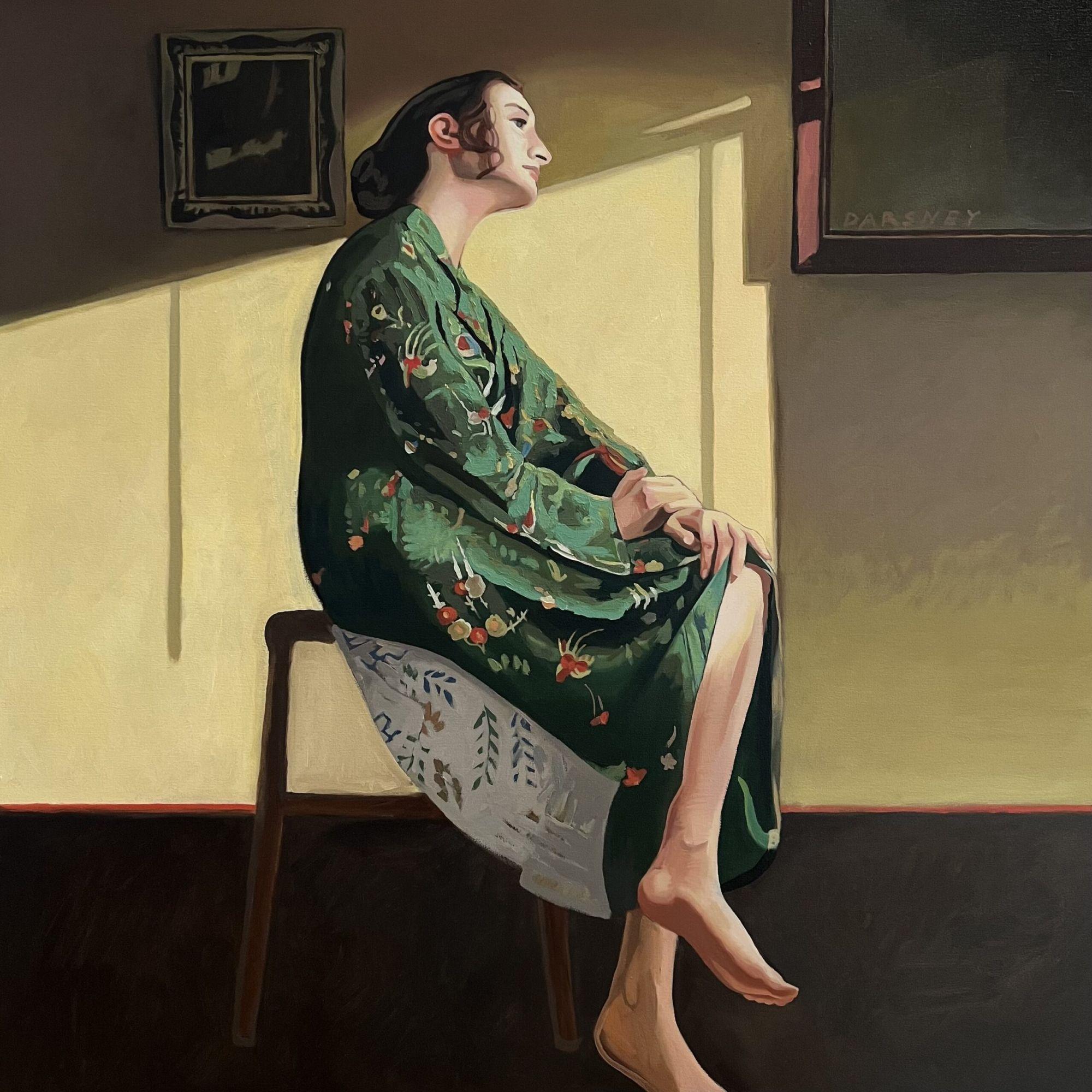 Figurative Painting de Thomas Darsney - Silla Hopper