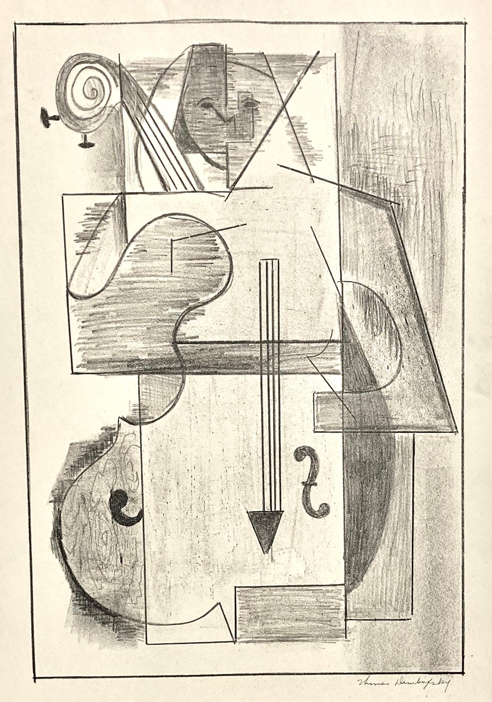 Thomas Dembovsky (sp?), (Cubist Musician)