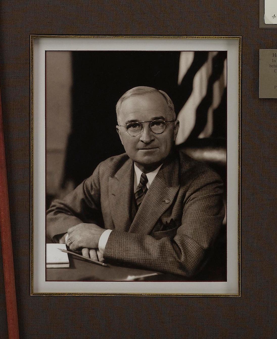 Thomas Dewey & Harry Truman 1948 Presidential Election Campaign Collage für die Präsidentschaftswahl (Metall) im Angebot