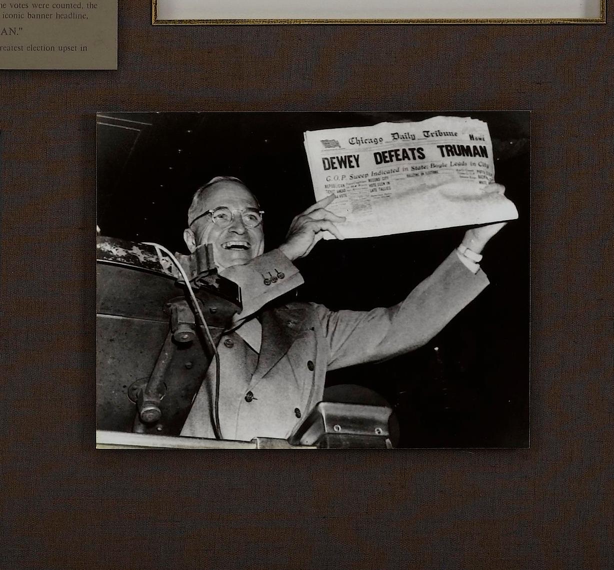 Thomas Dewey & Harry Truman 1948 Presidential Election Campaign Collage en vente 1