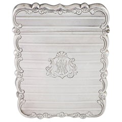 Thomas Dones Sterling Silver Card Case Birmingham 1850