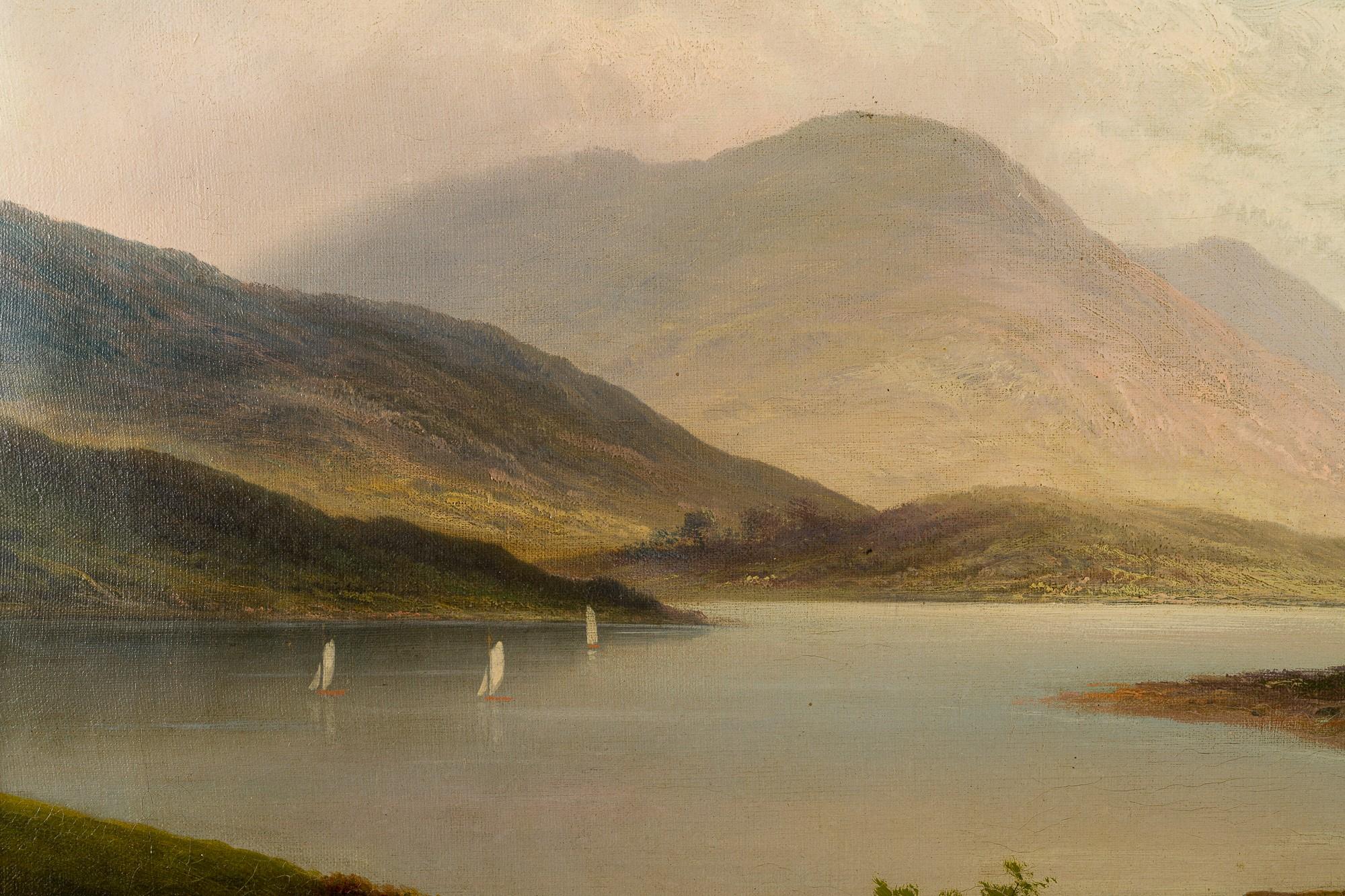A Lake in a Mountain Valley attributed to Thomas Doughty  1