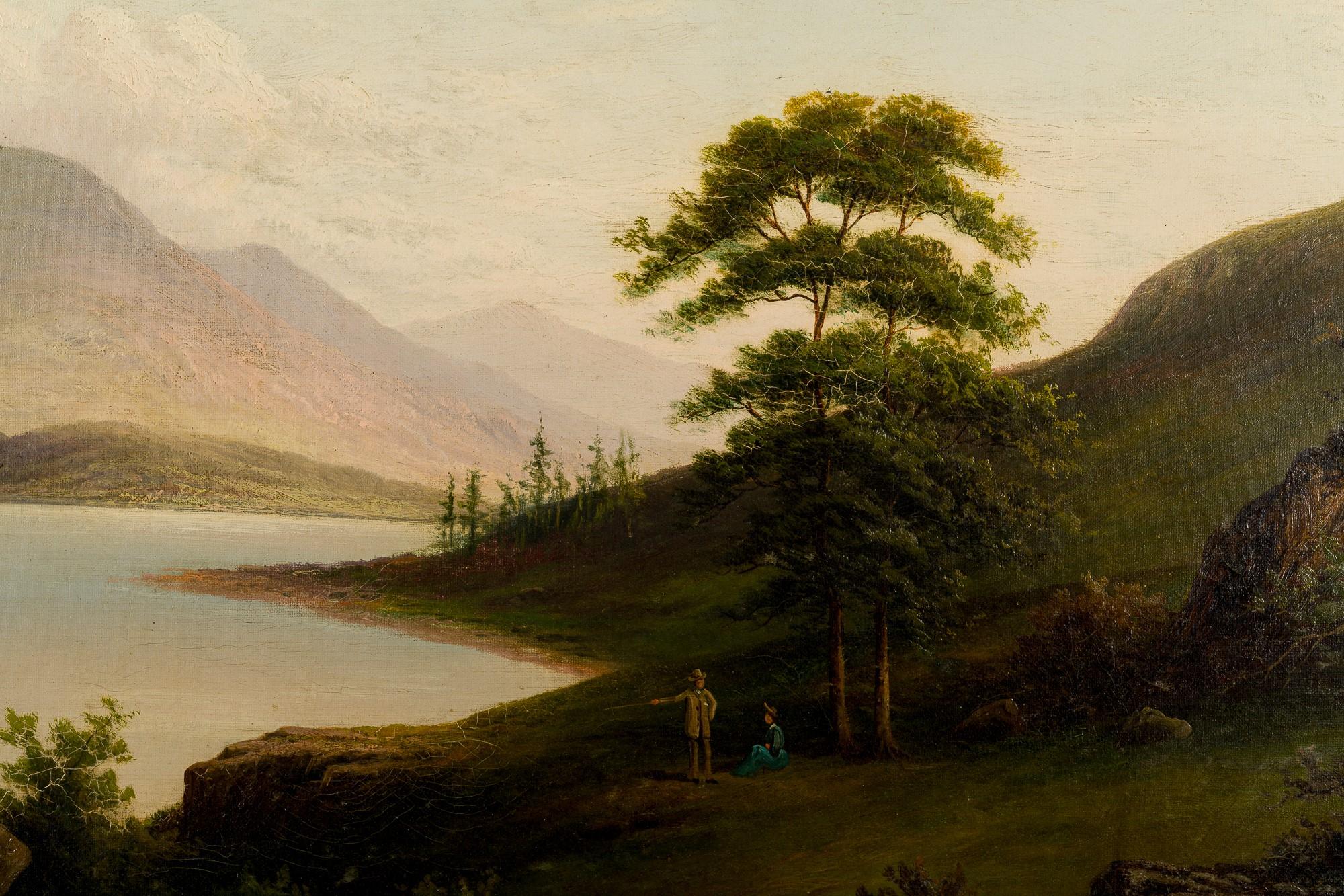 A Lake in a Mountain Valley attributed to Thomas Doughty  2